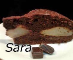 TORTA DI CIOCCOLATO E PERE (dedicata a ifigenia)