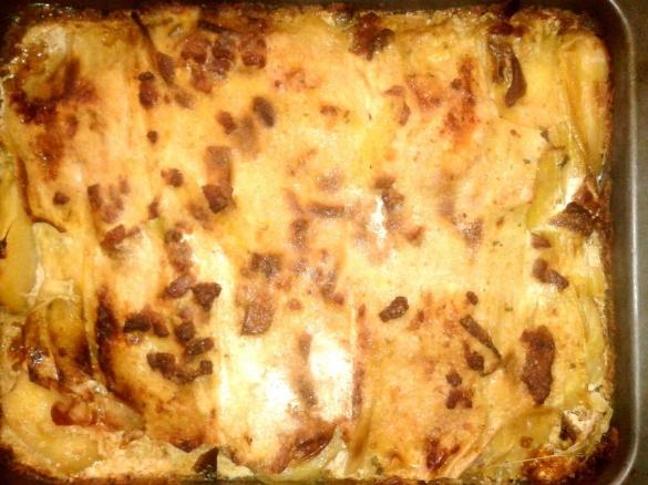 clafoutis di patate e porri celiachia