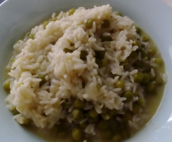 Riso con piselli