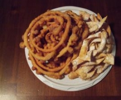 Frittelle con l'imbuto (frisciolas)