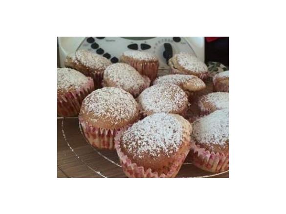 Muffin al mascarpone con cuore dolce