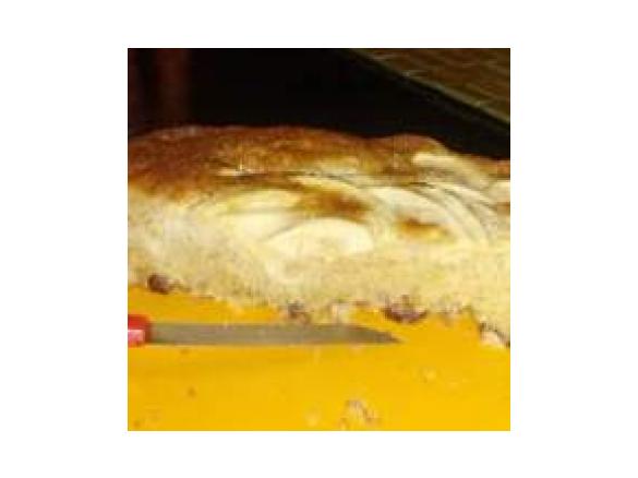 TORTA AL FARRO, MELE E PINOLI