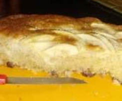TORTA AL FARRO, MELE E PINOLI