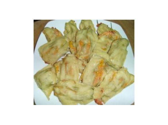 Fiori di Zucca in Pastella al Forno
