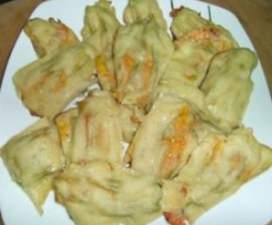 Fiori di Zucca in Pastella al Forno