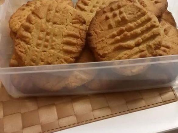 COOKIES PEANUT BUTTER (burro di arachidi biscotti)