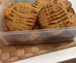 COOKIES PEANUT BUTTER (burro di arachidi biscotti)