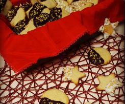 Biscotti al burro Rum e cioccolato