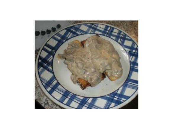 crostoni ai funghi champignon