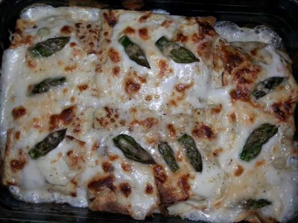 Crespelle Asparagi e Salmone