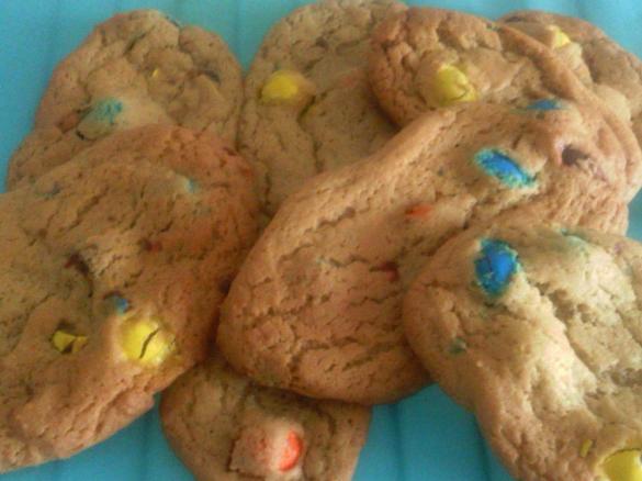 Biscotti con M&M's