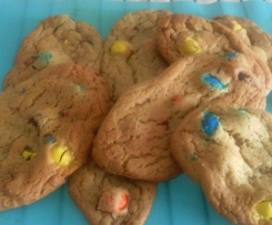 Biscotti con M&M's