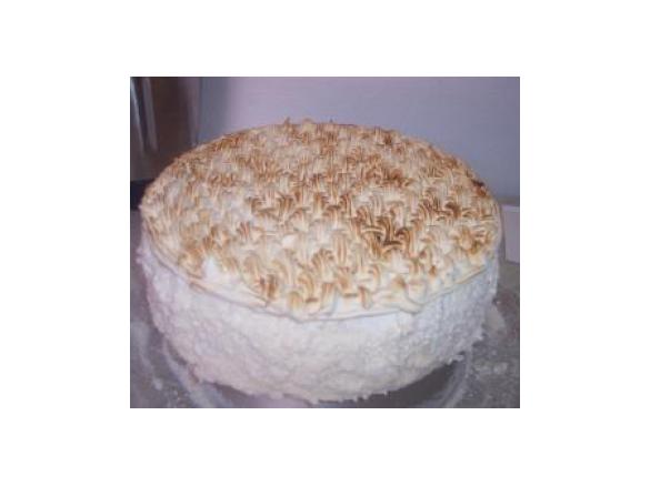 Torta semifreddo allo zabaione meringata