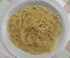 Spaghetti alla crema di cipolle