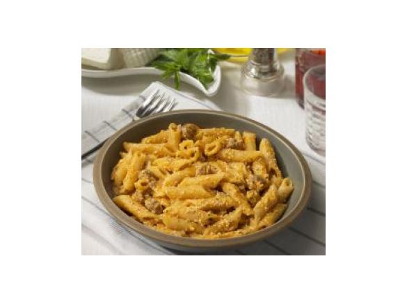 Penne salsiccia, ricotta e menta