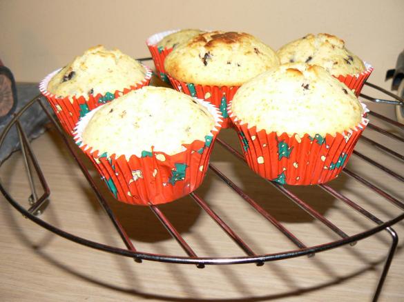 MUFFINS CON GOCCE DI CIOCCOLATO
