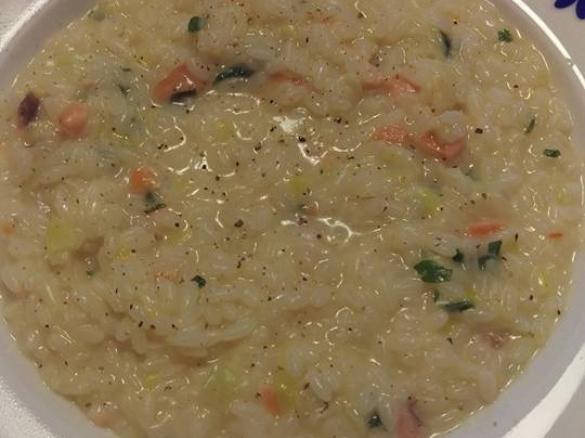 Risotto salmone e porri