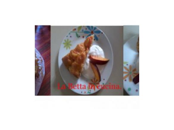 Torta di pesche e yogurt greco