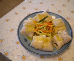INVOLTINI DI PESCE CON VERDURE CROCCANTI
