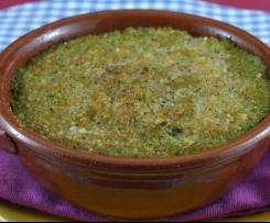 Flan di broccoli e gorgonzola