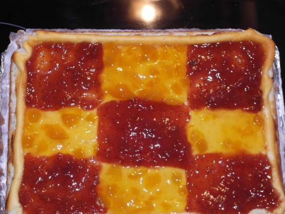 Cheese cake a scacchi
