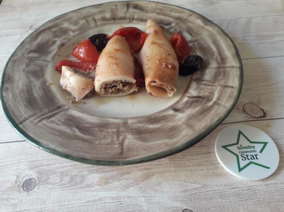 Calamari alla siciliana sottovuoto