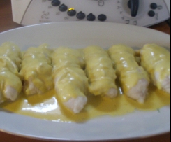 INVOLTINI DI POLLO CON CREMA AL LATTE