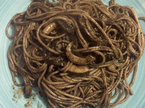 Spaghetti al nero di seppia