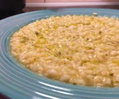 Risotto con le zucchine al profumo di Limone