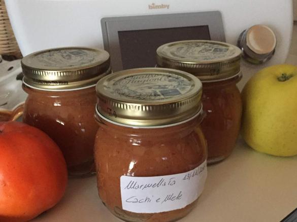 Marmellata di cachi e mele