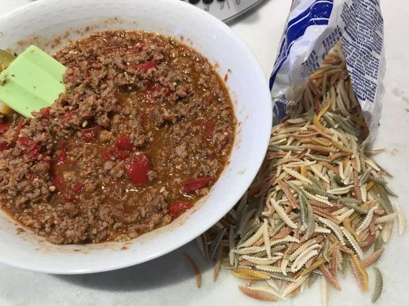 Condimento per pasta Salsiccia, Peperoni e Pesto