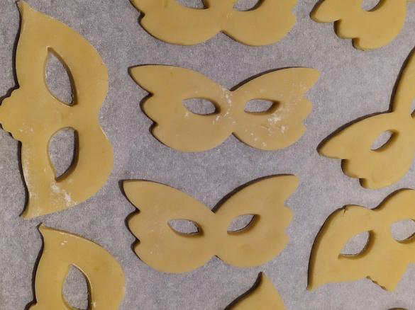 Dolci mascherine di carnevale