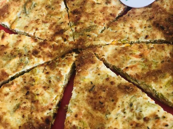 Tortino di fiori di zucca