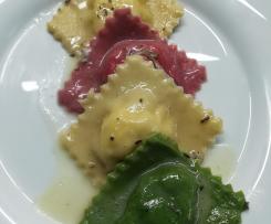 Tris di ravioli - contest ristorante