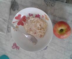 Risotto alternativo mele e speck
