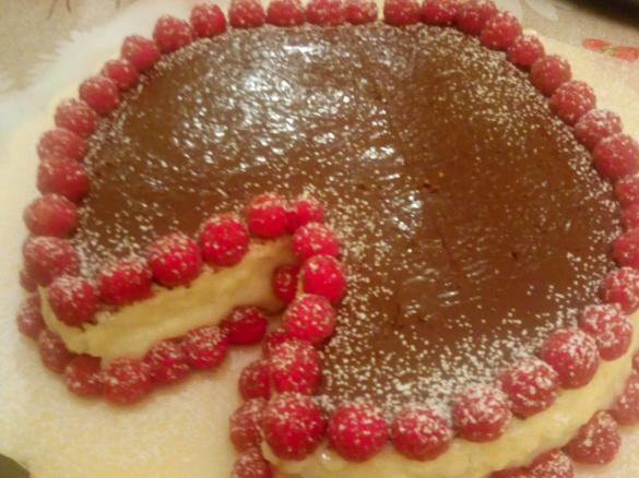 Cuore di lampone senza glutine e lattosio