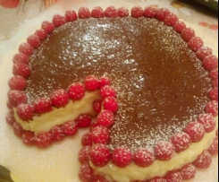 Cuore di lampone senza glutine e lattosio