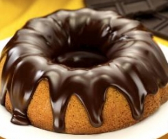 Ciambella ricoperta al cioccolato