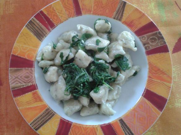 Gnocchi di patate e rucola