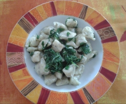 Gnocchi di patate e rucola
