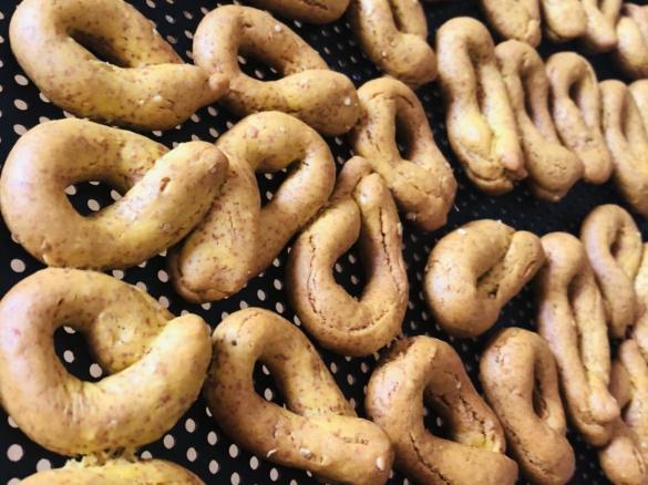 Taralli con curcuma e zenzero