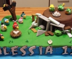 ANGRY BIRDS CAKE