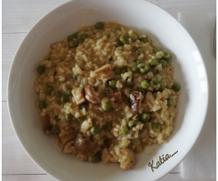 Risotto porcini e piselli - Contest funghi