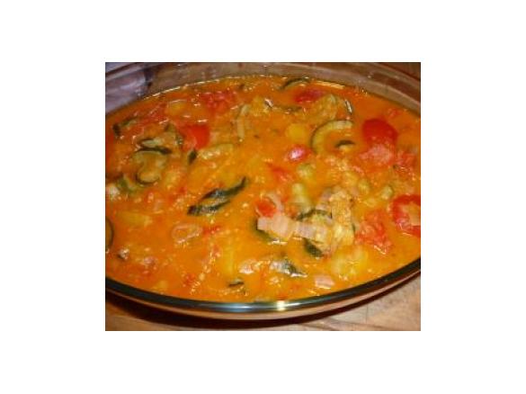 Peperonata con zucchine