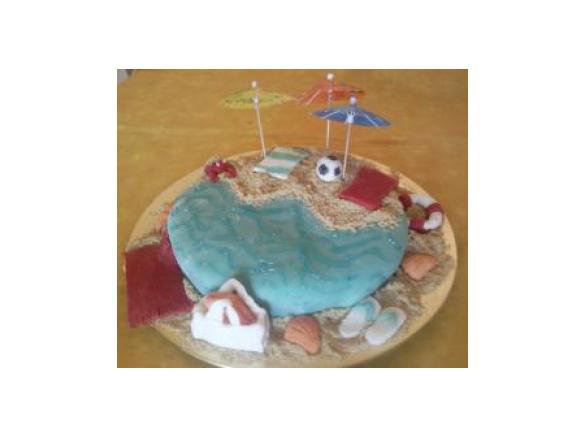 TORTA "TUTTI AL MARE!!!"