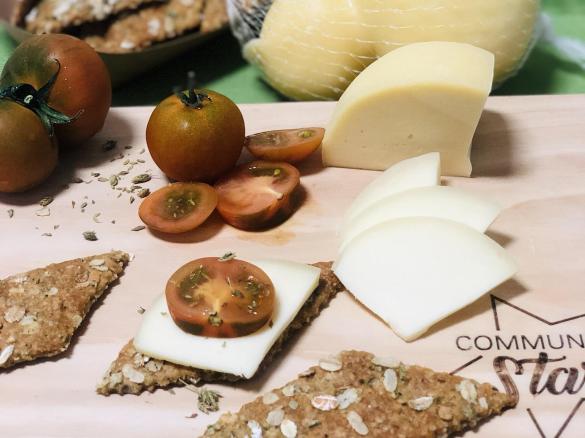 Cracker con farina multicereali e fiocchi d’avena