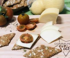 Cracker con farina multicereali e fiocchi d’avena