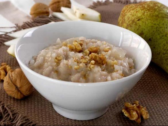 Risotto pere e noci
