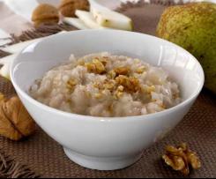 Risotto pere e noci