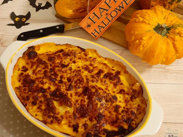 Conchiglioni al forno alla zucca (Staffetta di Halloween)